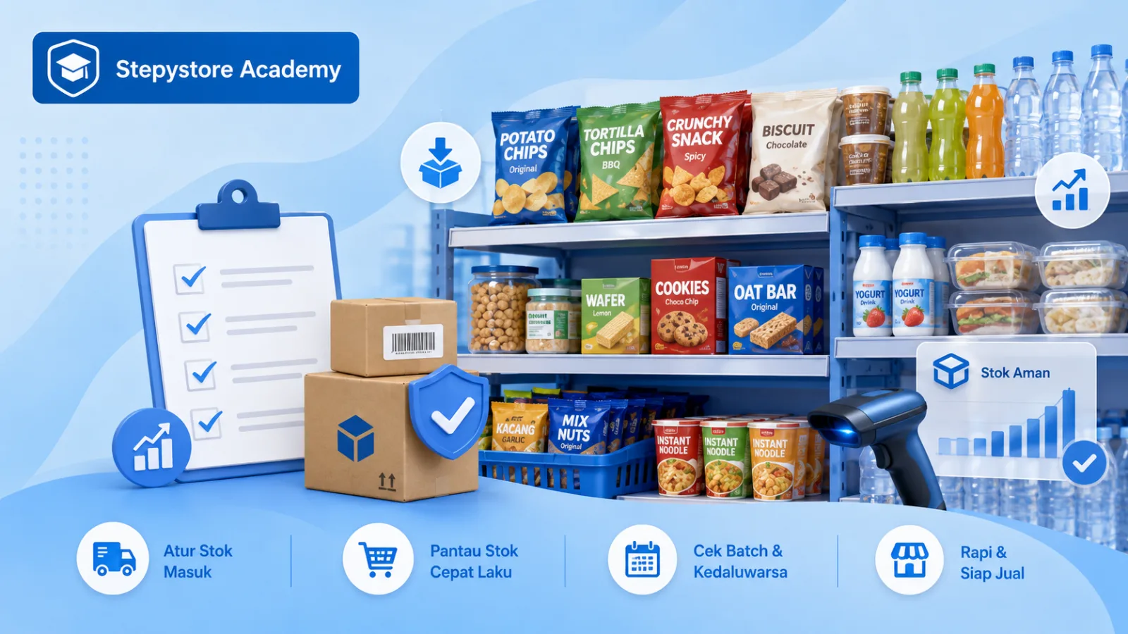 Panduan Manajemen Stok untuk Toko Snack dan F&B