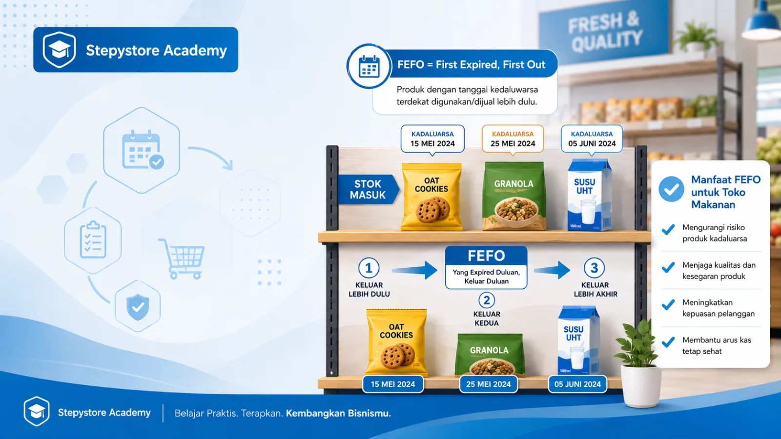 Apa Itu FEFO dan Kenapa Penting untuk Toko Makanan?